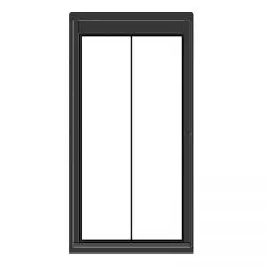 Modern stalen dakraam 105x210 cm zwart met HR++ glas thermisch onderbroken Direct Verzonden