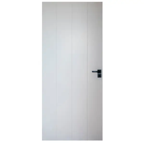 Laatste Kans FSC houten freeslijn binnendeur VF3 stomp wit met 4 lamellen