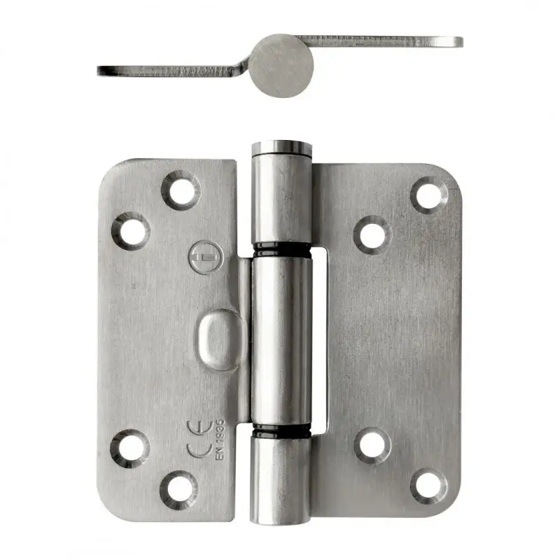 Beste Prijs Glijlagerscharnier afgerond 89x89x3DINL+R kleur RVS