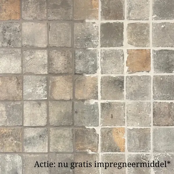 Laatste Versie Oude blauwe plavuizen vierkant 11,5 x 11,5 cm per m2