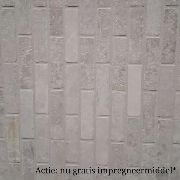 Direct Beschikbaar Oude grijze Waaltjes 20 x 5 x 2 cm aantal per m2