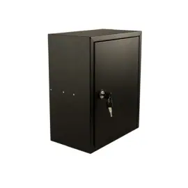 Uitverkoop Inbouwbrievenbus zwart voor poeren 393x322x165mm