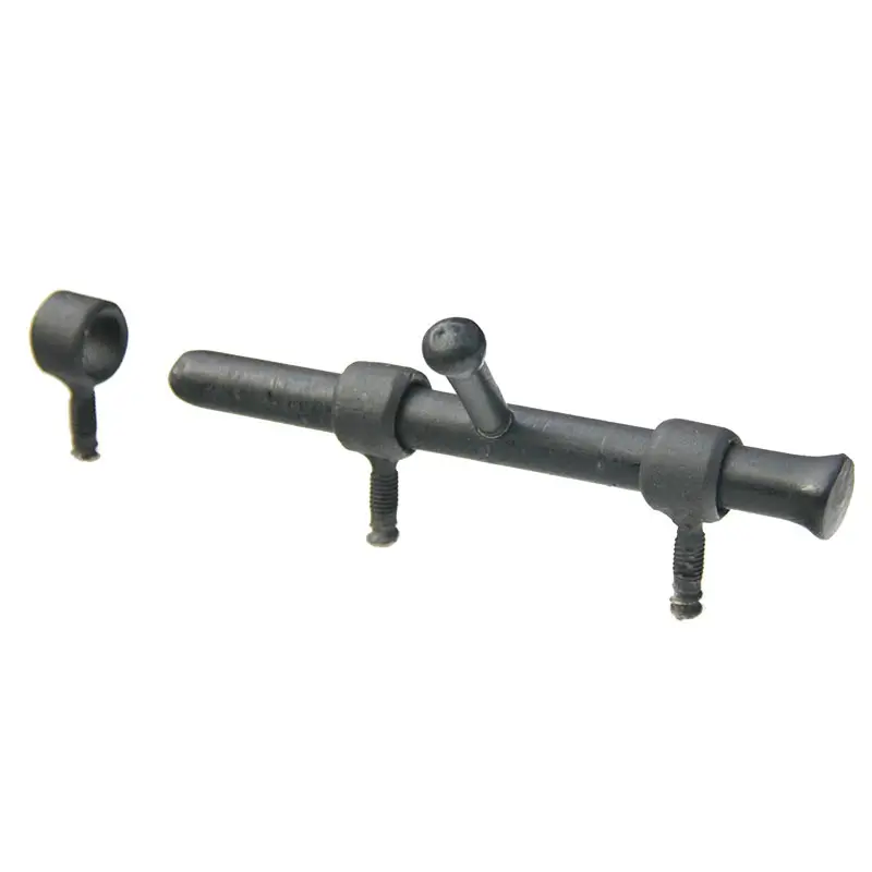 Schuifgrendel zwart metaal 16cm met gesmede pen Express Levering