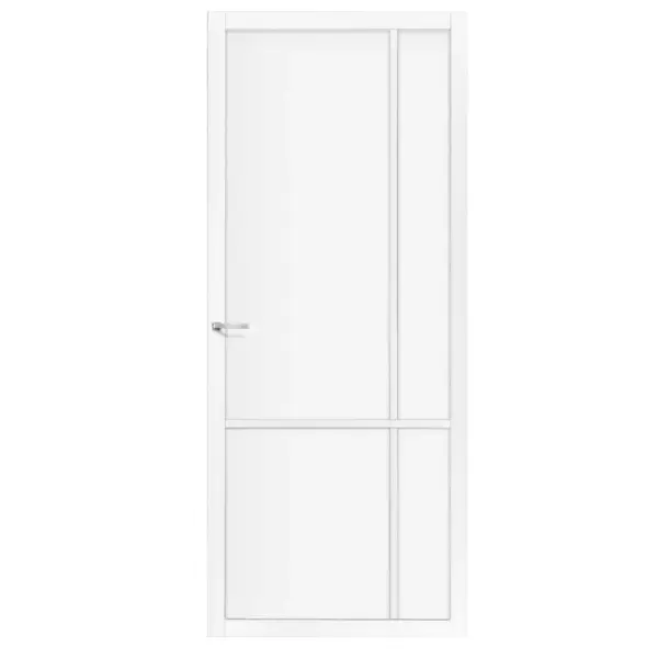Direct Verzonden Skantrae binnendeur stomp blank glas SSL 4057 wit gegrond