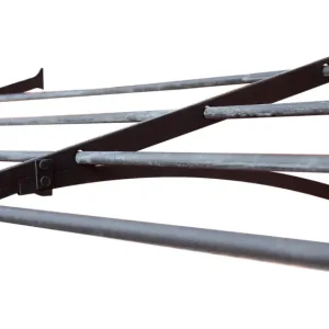Direct Beschikbaar Decoratieve klimplantdrager zwart gecoat 1 meter