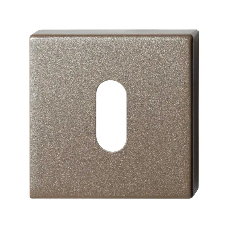 Uitverkoop Sleutelrozet vierkant 50x8mm Mocca blend
