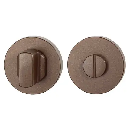 Toiletbeslag rond Bronze blend 50x8mm stift 8mm Bestel Nu