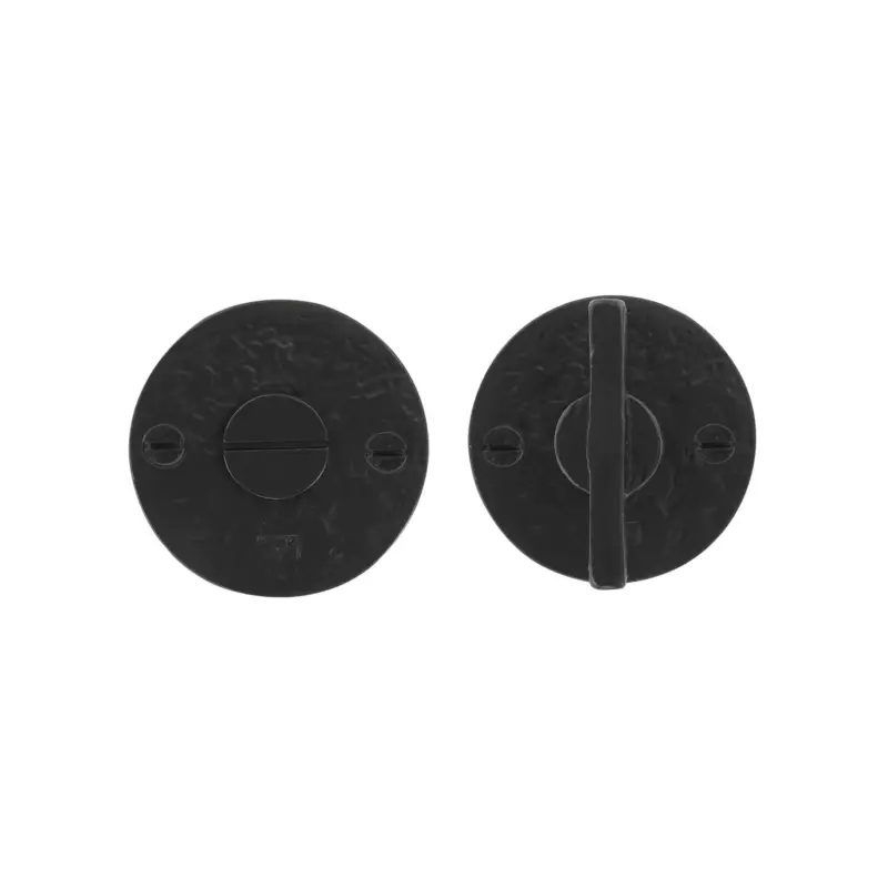 Authentiek Dauby deurbeslagset Toiletslot 50mm rond met strakke rozet set van 2 Korting