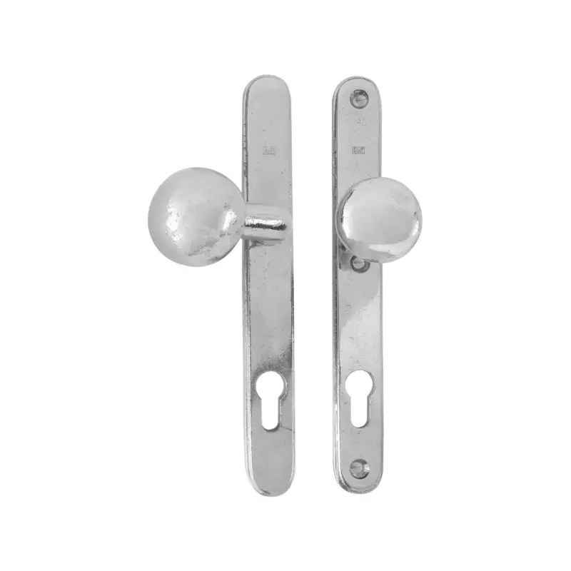 Veiligheidsbeslag klink ''Bol-vorm'' buiten + ronde knop binnen 92mm set van 2 Lage Kosten