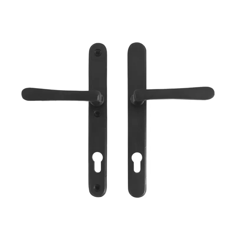 Veiligheidsbeslag met afgeronde greep complete set as-maat 92mm per set Voordeelprijs