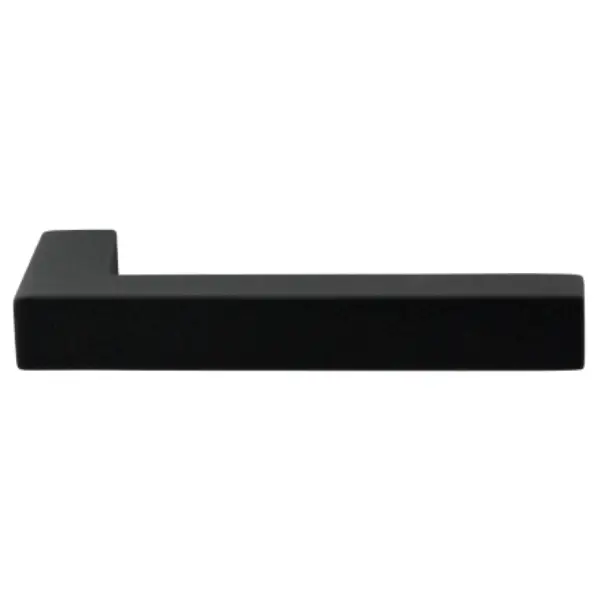 Industrieel voordeurbeslag zwart L-model haaks 130mm Express Levering
