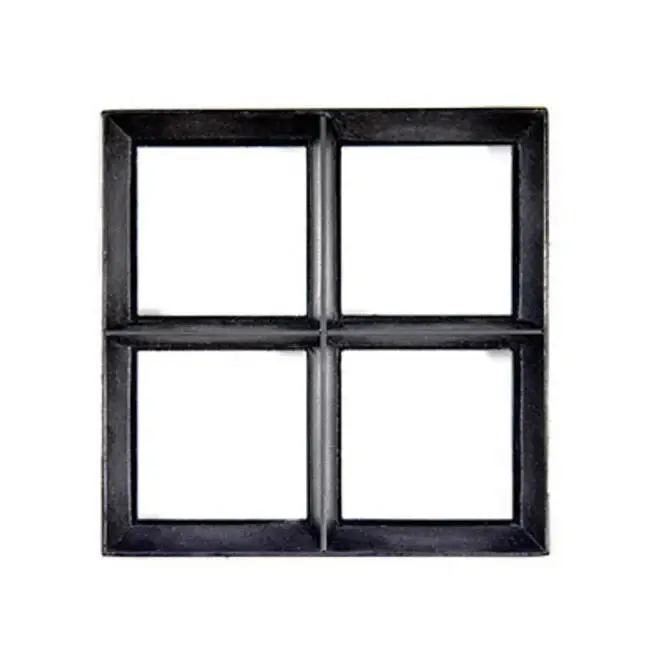 Weekendaanbieding Authentiek zwart stalen raam vast model met enkel glas B25xH25 cm