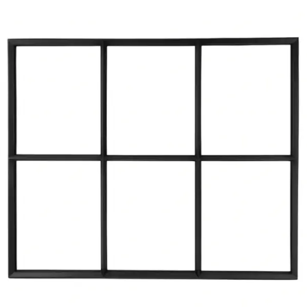 Aanbieding Authentiek zwart stalen raam vast B98 x H82 cm enkel glas