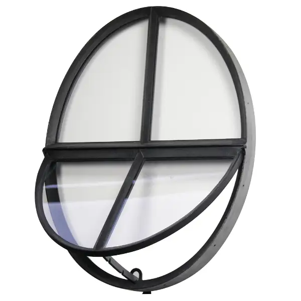 Tijdelijk Beschikbaar Exclusief stalen Ossenoog raam H64xB50cm ENKEL GLAS