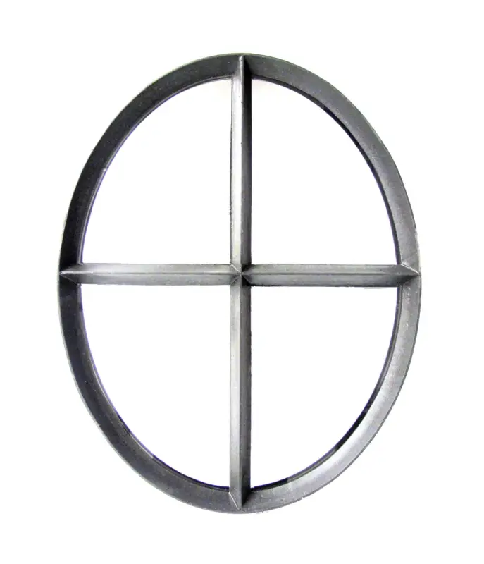 Lage Prijs Stalen Ossenoog raam H64xB50cm enkel glas vast model