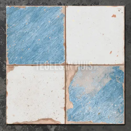 Weekendaanbieding Vintage Vloertegel – Wandtegel FS Artisan Damero A 33×33 4 in 1 R9