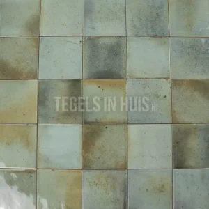 Wandtegel Hanoi celadon groen 10×10 Lage Kosten