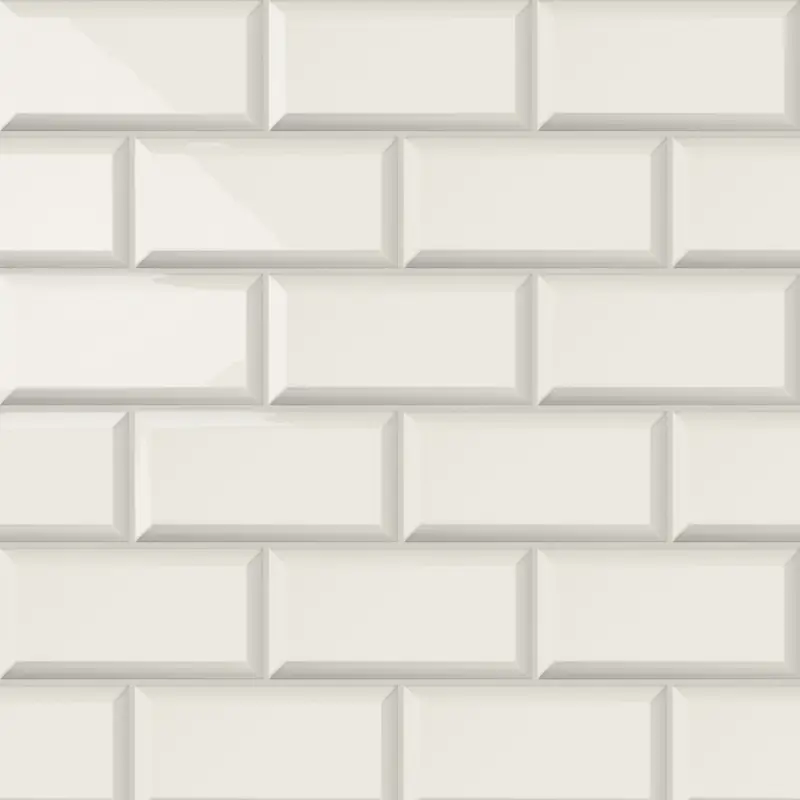 Populair Wandtegel metrotegel 10×20 off white – klassiek wit joy creme glans