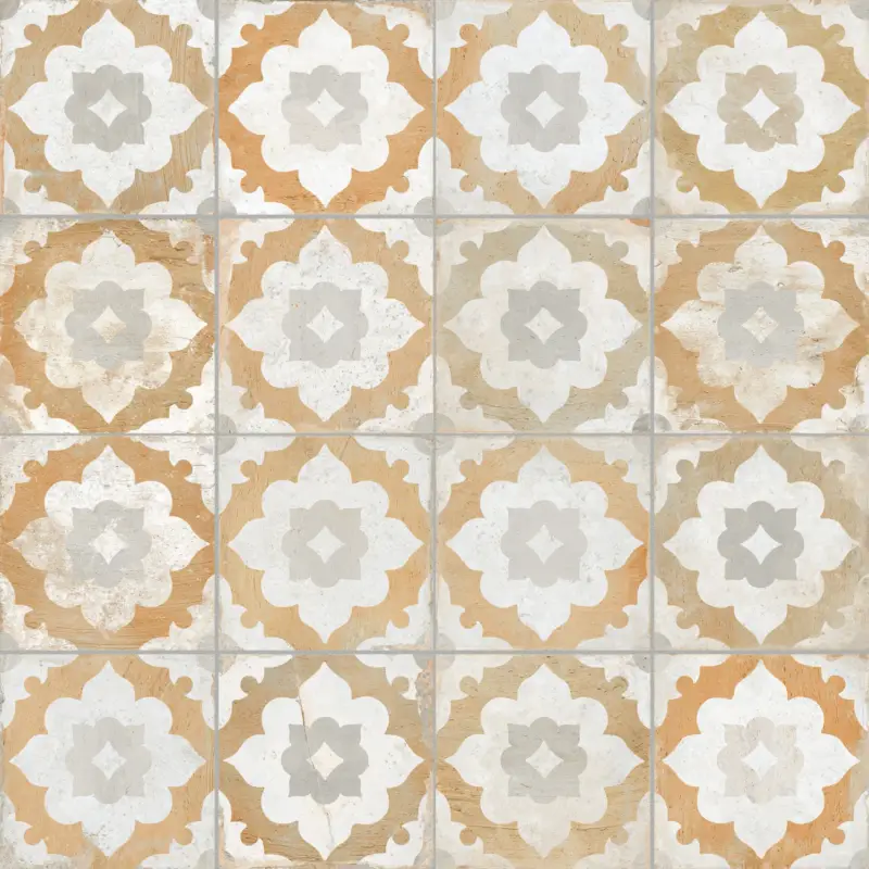Gratis Retour Vloertegel – Wandtegel FS Clay Blossom 45x45cm 4 in 1 R9