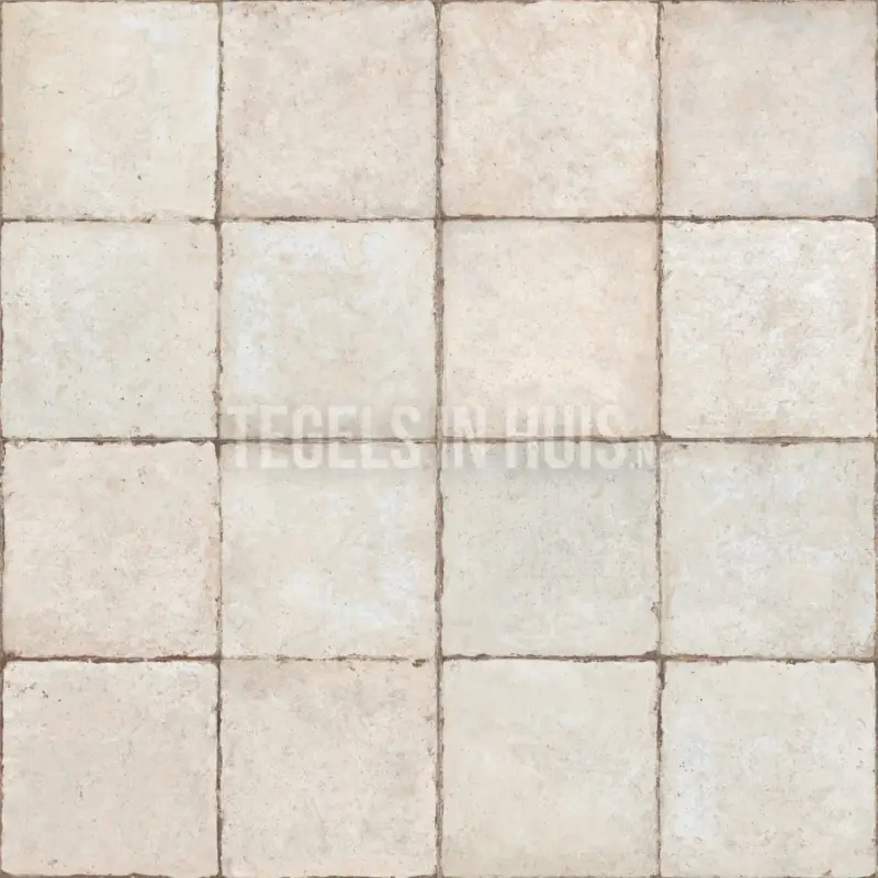 Tijdelijk Beschikbaar Vloertegel – Wandtegel FS Rock wit antislip 45,2×45,2 cm 4 in 1 R11