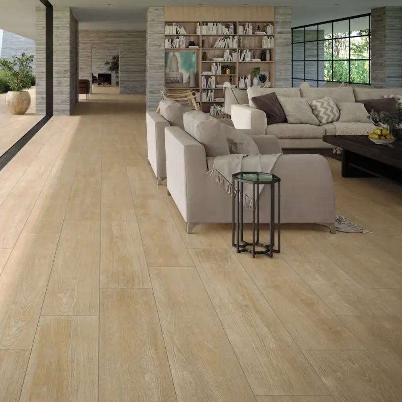 Keramisch parket – Houtlook tegel Larix roble 23×120 gerectificeerd R10 Exclusieve Aanbieding