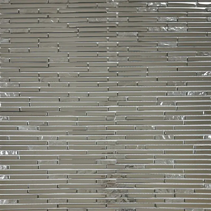 Rechtstreeks Van De Fabrikant Mozaïek Luvia inox zilver 30×30 (minimale afname 11 stuks)