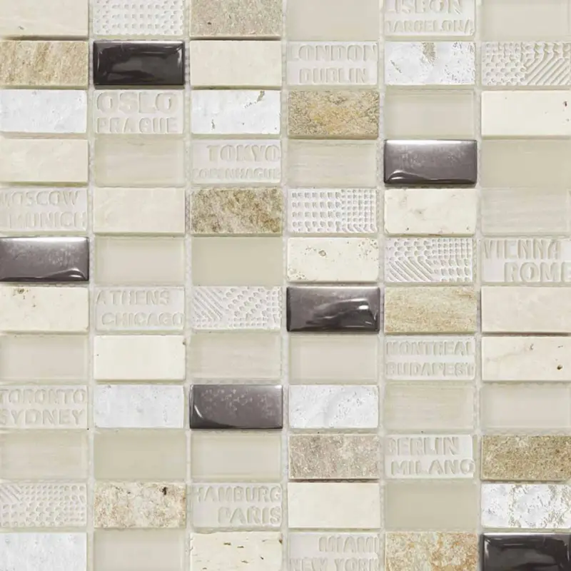 Mozaiek City beige 30×30 (minimale afname 11 stuks) Gratis Retour