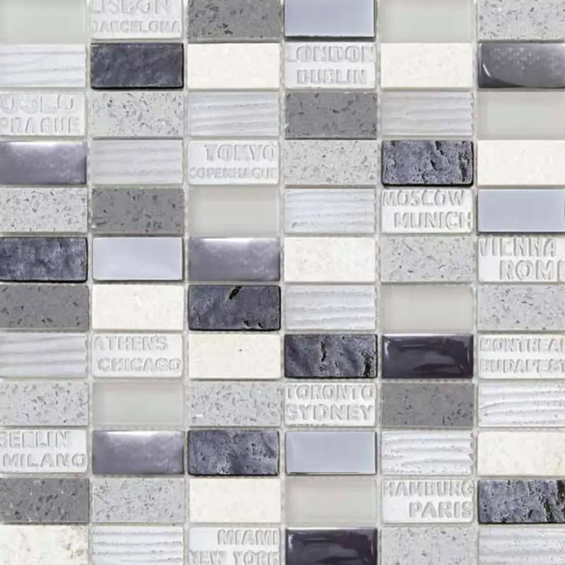 Direct Verzonden Mozaiek City grijs 30×30 (minimale afname 11 stuks)