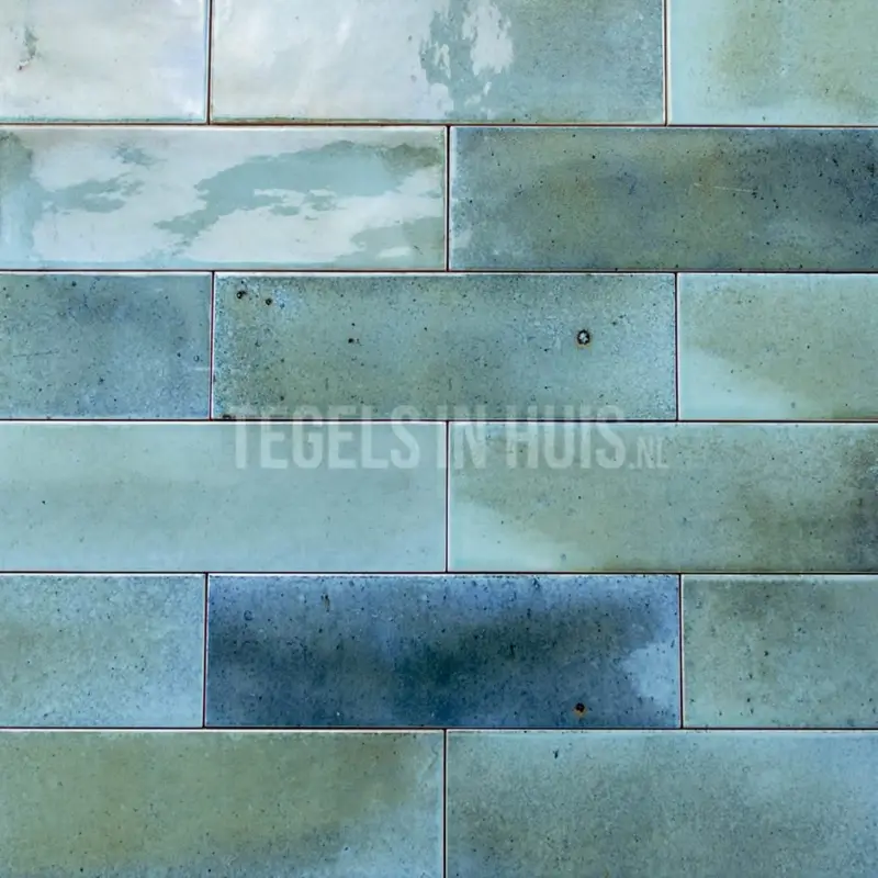Wandtegel Hanoi licht blauw 6,5×20 Gecertificeerd