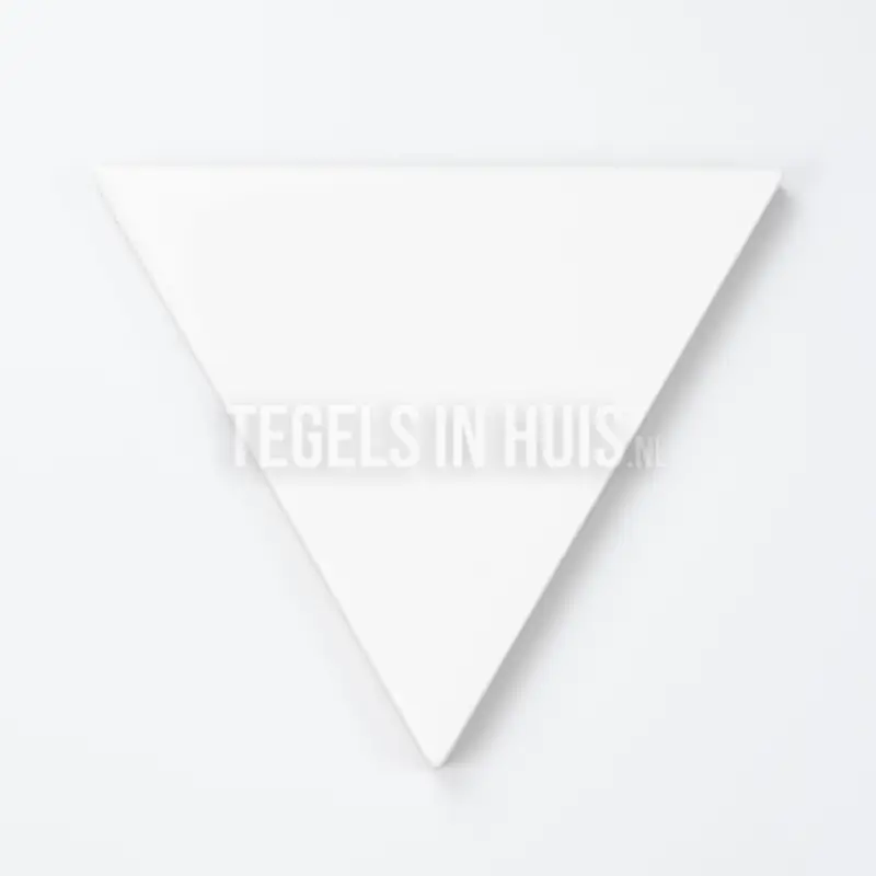 Wandtegel Scale triangolo driehoek wit glans 10,8×12,4 Actieprijs