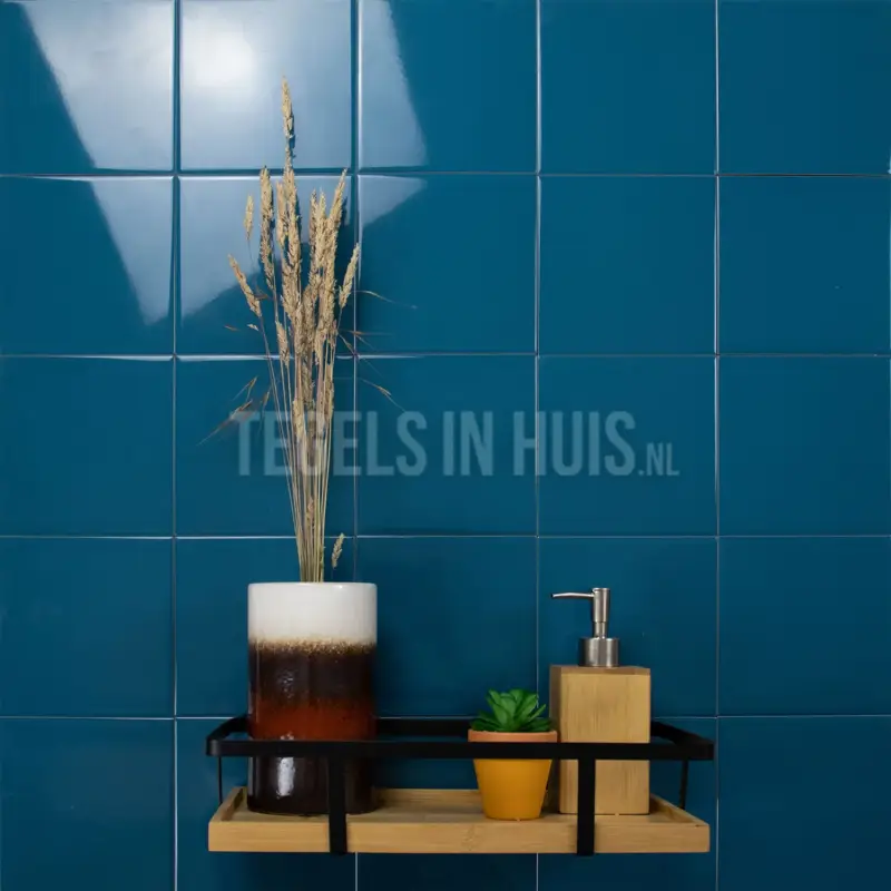 Exclusieve Aanbieding Wandtegel Capsule Kalami blauw 15×15