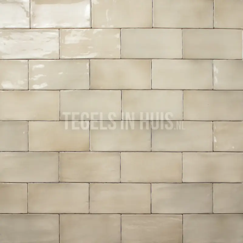 Aanbieding Equipe wandtegel Manacor 7,5×15 argile beige glans – handvorm – zellige look – 26903