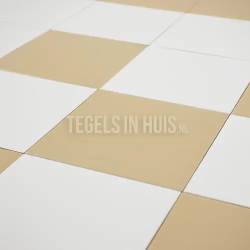 Wandtegel Bahama beige mat 15×15 Rechtstreeks Van De Fabrikant
