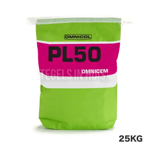 Koopje Omnicol PL50 flex 25kg grijs tegellijm