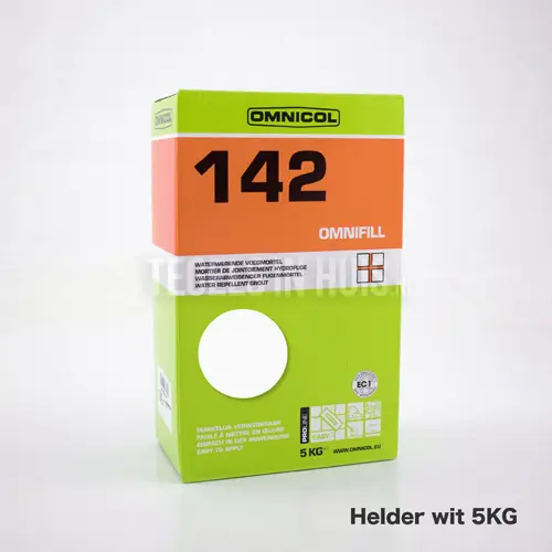 Omnicol 142 voeg helder wit 5kg Beperkte Voorraad