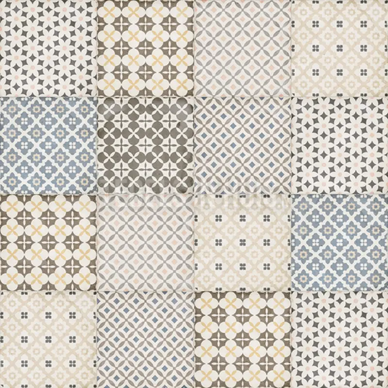 Direct Verzonden Vloertegel – Wandtegel vintage Alameda gekleurd 20x20cm R9