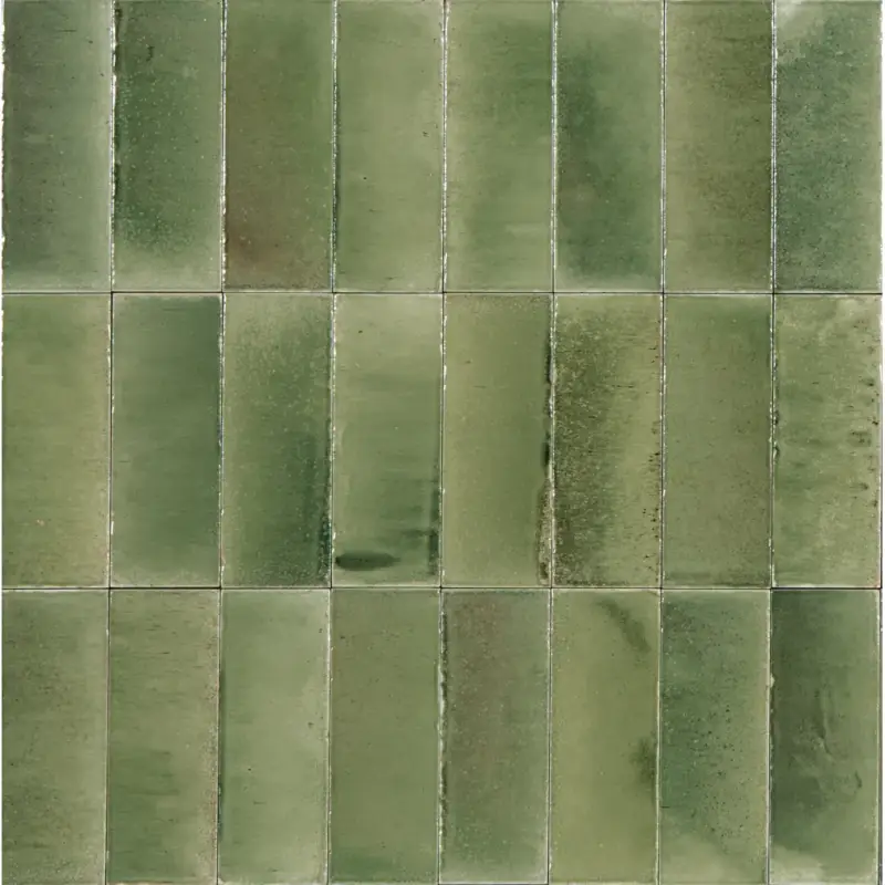 Tijdelijk Beschikbaar Wandtegel – Groen – 7,5x20cm – Glans – R85GLGI