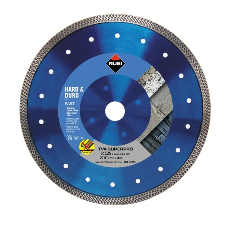 Exclusieve Aanbieding Rubi diamantzaagblad tva 125mm 31933 superpro 22,2mm
