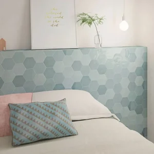 Zellige Hexa Aqua - Glossy Hete Deal