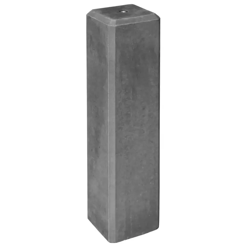 Betonpoer 15x15x60cm recht antraciet Finale Uitverkoop