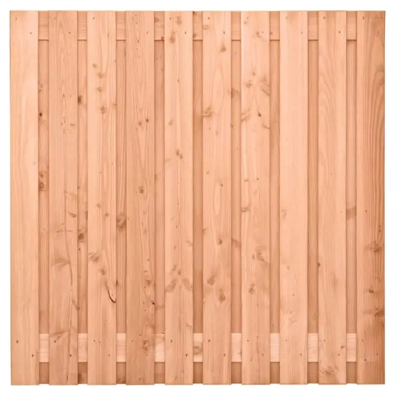 Koop Vandaag Douglas tuinscherm geschaafd 180x180cm (smalle plank)
