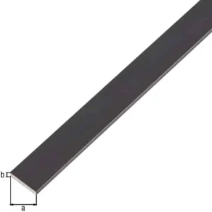 Express Levering Aluminium platte strippen, zwart geanodiseerd