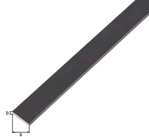 Express Levering Aluminium platte strippen, zwart geanodiseerd