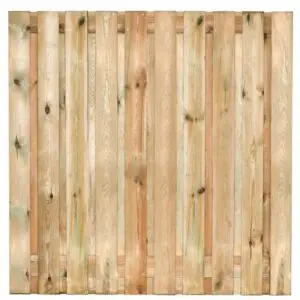 Bestel Nu Geïmpregneerd tuinscherm recht 180x180cm (privacy) 19+2