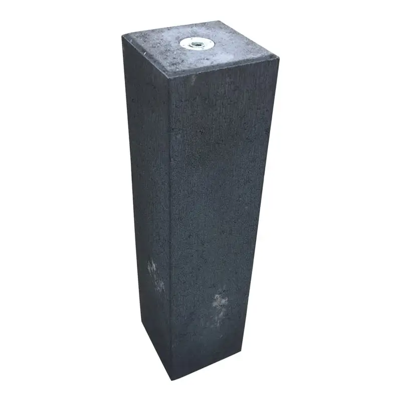 Direct Beschikbaar Betonpoer 20x20x60cm recht antraciet