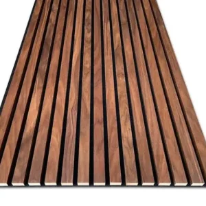 Akoestisch wandpaneel Walnut Op = Op