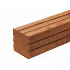 Hardhouten palen met groef 88x88cm Nu Kopen
