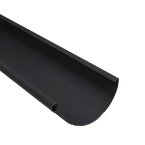 Gereduceerde Prijs Zwart stalen dakgoot 125mm