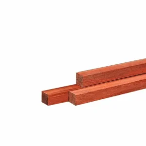Favoriet Hardhout paal geschaafd 68x68mm