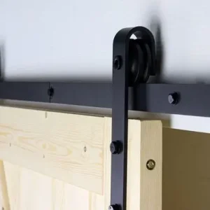Goedkoop Zwart schuifdeursysteem 200cm